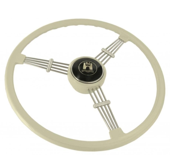 Banjo-steering-wheel-white-VW-Käfer-